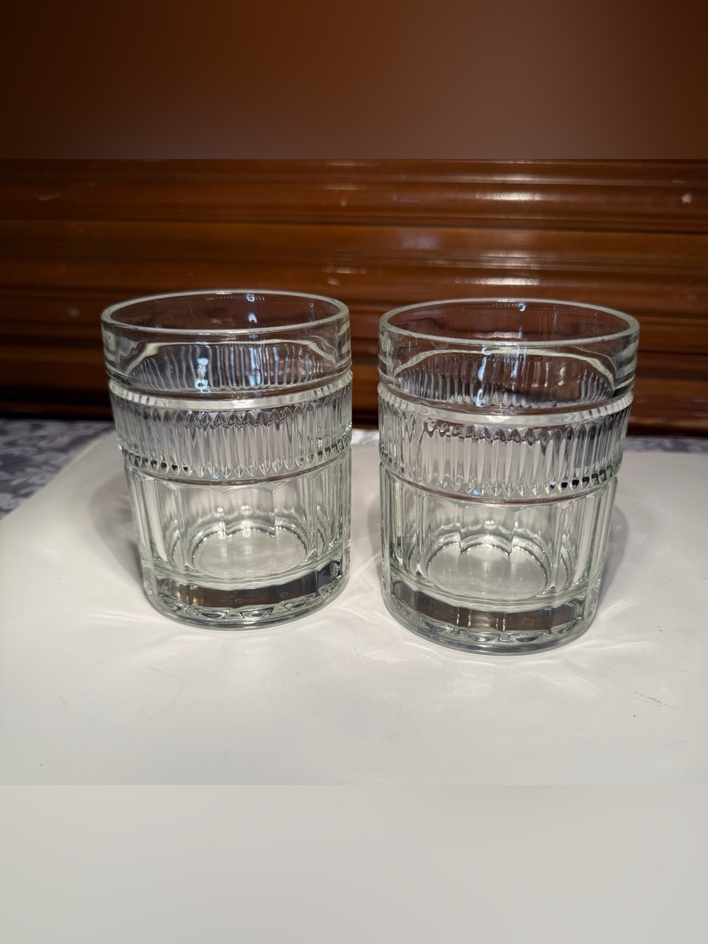 Anchor Hocking Annapolis pattern Old Fashioned Glasses Set Of 2